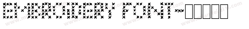 Embroidery Font字体转换